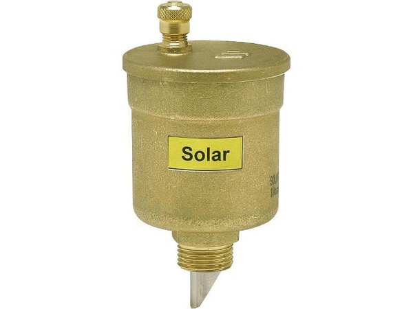 "Solar SchnellentlüFter Automatischer EntlüFter 3/8\" 10 Bar 150°C Ag Messing"-image