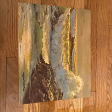 Vintage ROBERT WOOD Print ON "SURFSIDE" Unframed 14x11”