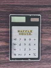 Waffle House Calculator Transparent Numeric Key Pad