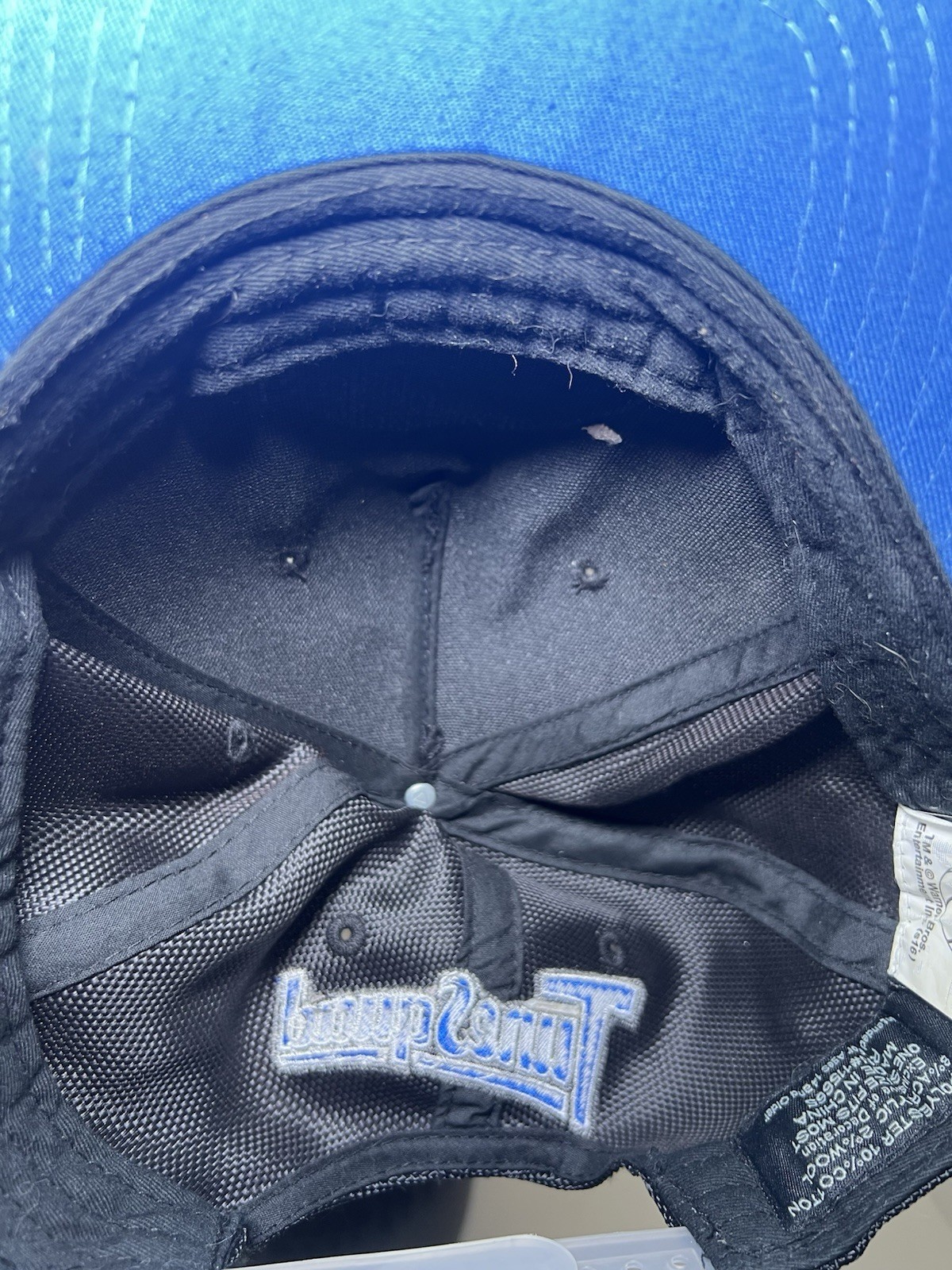 Space Jam Tune Squad Script Snapback  Hat Cap Blu… - image 5