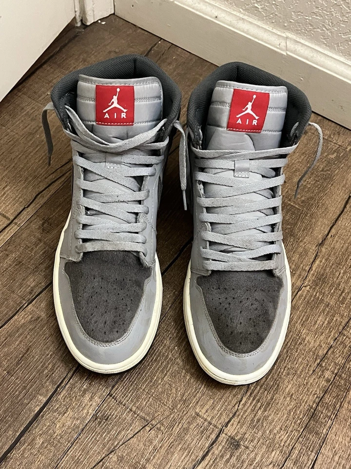 Nike Air Jordan 1 Para hombres Talla 12 Retro Alto Premium Gris Lobo Camuflaje 3M AA3993-027 Foto 2 de 4