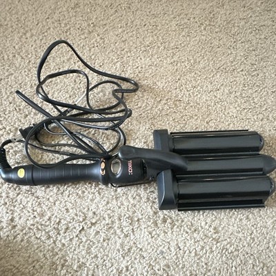amika: High Tide Deep Waver Triple Barrel 1in Ceramic Waver.