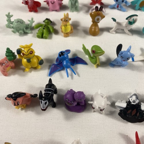 52 Pokemon Mini Action Figures Mixed Set Anime Kids Party Gift Toppers Toy Lot - Picture 4 of 19