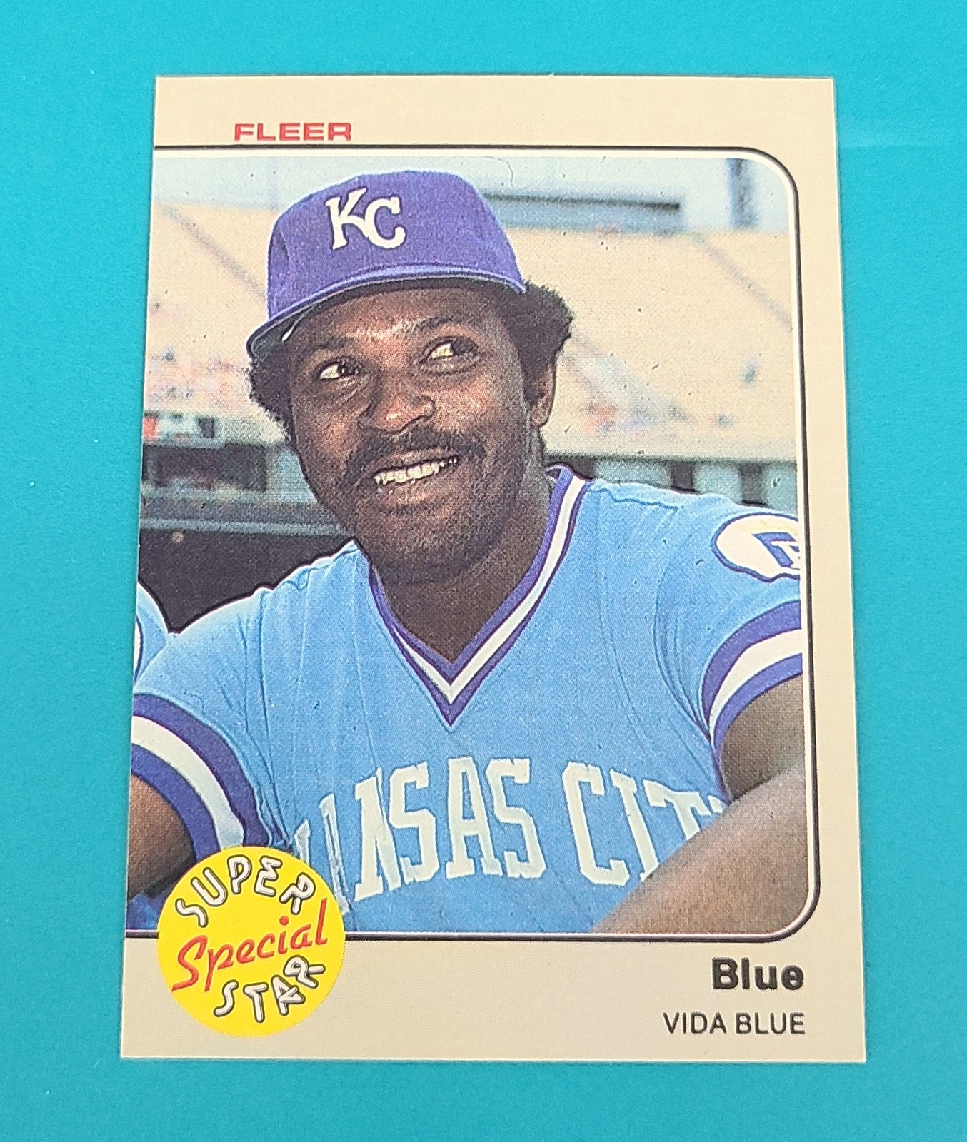 1983 Fleer   SSS #643 Vida Blue  Kansas City Royals Baseball Card P3