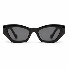 Solid Black Timeless Protection Sunglasses