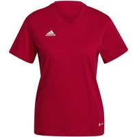 Koszulka Damska Adidas Entrada 22 Tee Czerwona HC0441 Xs Adidas Teamwear
