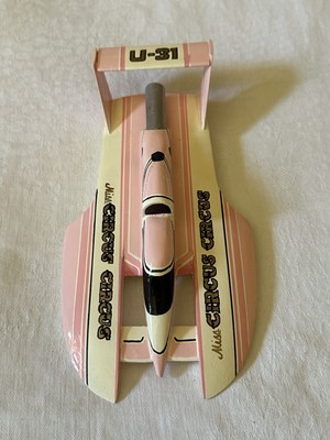 Vintage Boat Model U 31 Miss Circus Circus Hand Painted  Brian Anderson