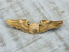 vintage U.S. military 10k Gold pilot wing Pin