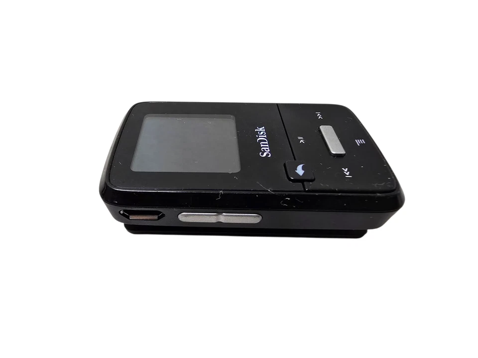 SanDisk Sansa Clip Zip Black 4GB w/ 32GB SD Card TESTED good battery - Image 3 of 4