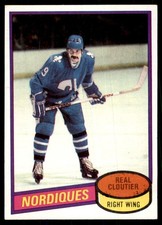 1980-81 Topps Real Cloutier Hockey Cards #178