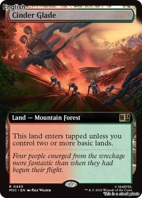Cinder Glade (Extended Art) EN [MSC - 465] - NM TCG MTG