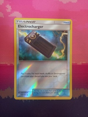 Pokemon Karte Electrocharger 139/181 Reverse Holo Team Up Near Mint