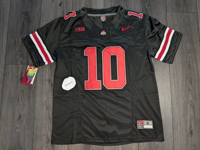 Julian Sayin 🏈 #10 Ohio State Buckeyes OSU Football Blackout Jersey Mens Sizes
