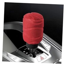 Car Gear Shift Knob Cover, Universal Automotive Gear Lever Handle Protector Red