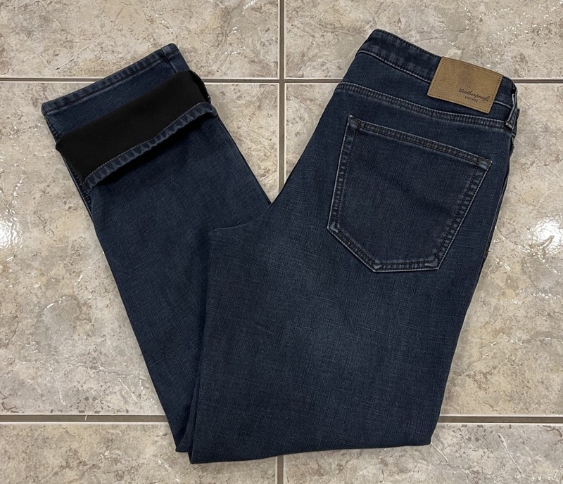 Mens 36X32 Weatherproof Vintage Regular Straight Leg Fleece Lined Pants Jeans
