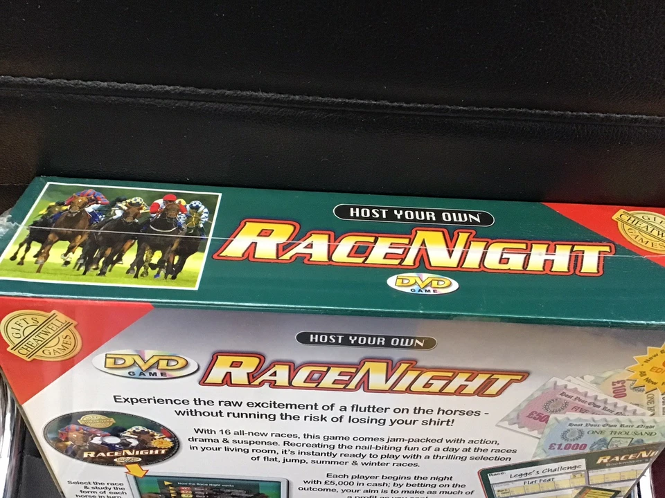 Cheatwell Games Race Night DVD Game New Sealed  - Image 3 of 3