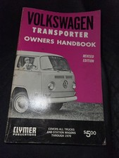 Volkswagen Transporter -1970 Owners Handbook Revised Edition Clymer Publications