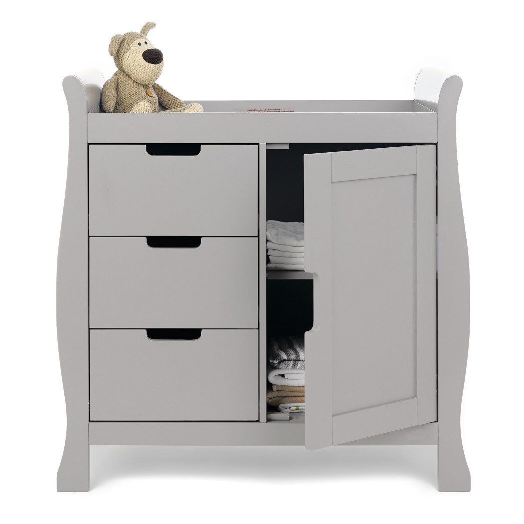 Obaby Stamford Sleigh Changing Units Open or Closed Nursery