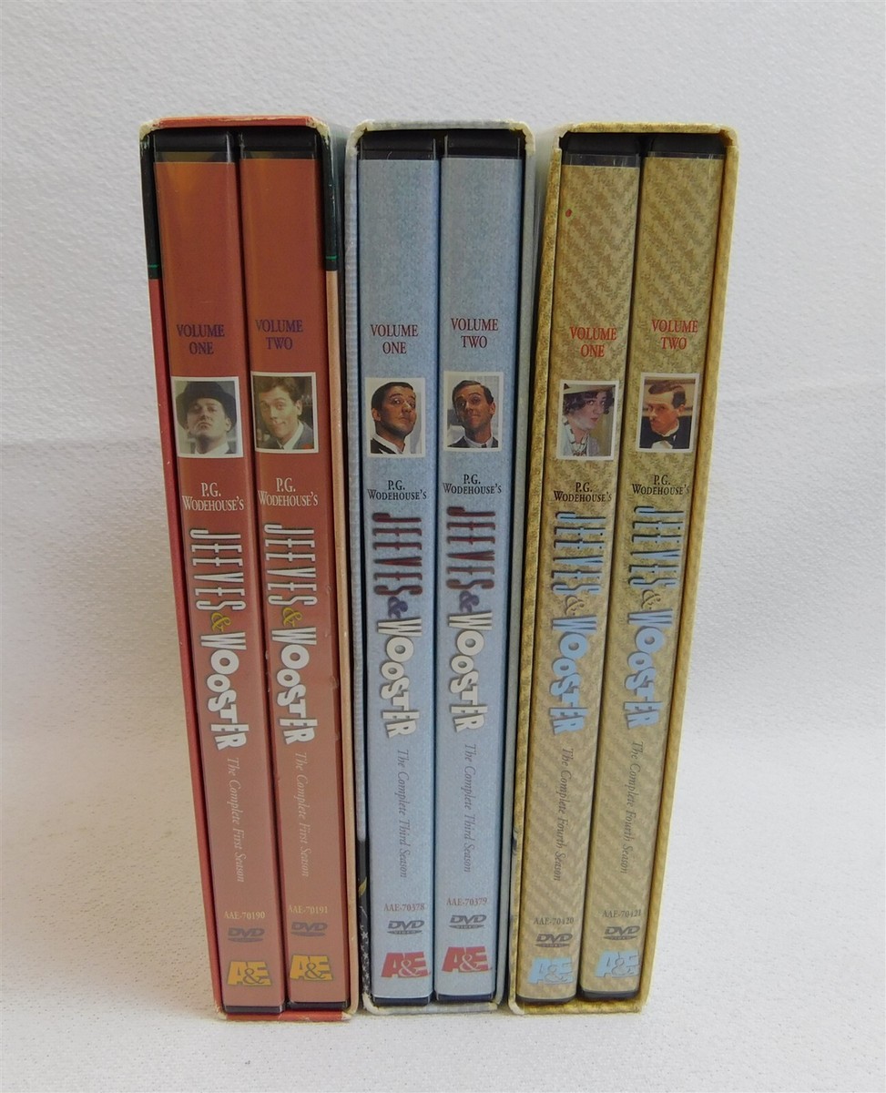 P.G. Wodehouse JEEVES & WOOSTER DVD Series Seasons 1 3 4 LOT
