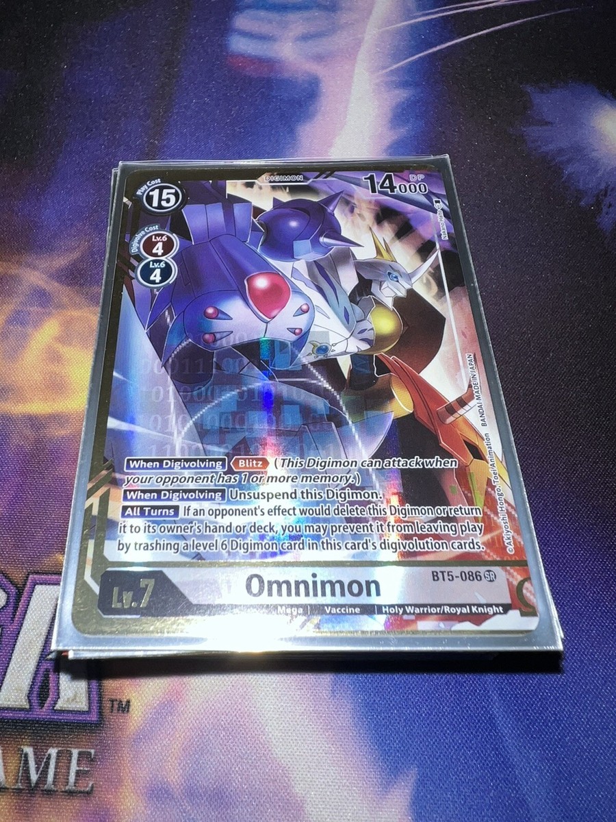 Digimon CCG Singles - Omnimon - BT5-086 SR - Alternate Art Nakano