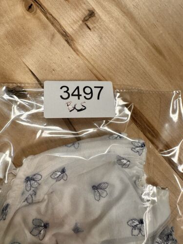 PRIMA DONNA Full Cup Lace Bra White with Navy Blue Flowers 32F (32DDD) - Picture 4 of 4