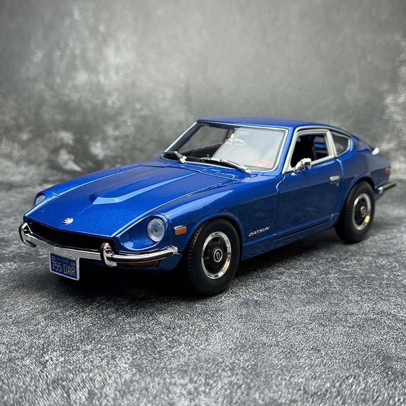Rare Maisto 1:18 Nissan DATSUN 240Z 1971 Alloy Diecast Car Model Replica Blue