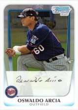 2011 Bowman Chrome Prospects #BCP28 Oswaldo Arcia Minnesota Twins