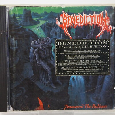 Music Musik Album CD Benediction   Transcend The Rubicon Nuclear Blast   NB  Gut
