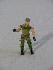 Vtg Fully Jointed Plastic 4" Toy Soldier Figure, Unmarked r