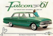 1961 Ford Falcon 2 - Promotional Advertising Magnet 1961 Ford Falcon 2 - Promotional Advertising Magnet