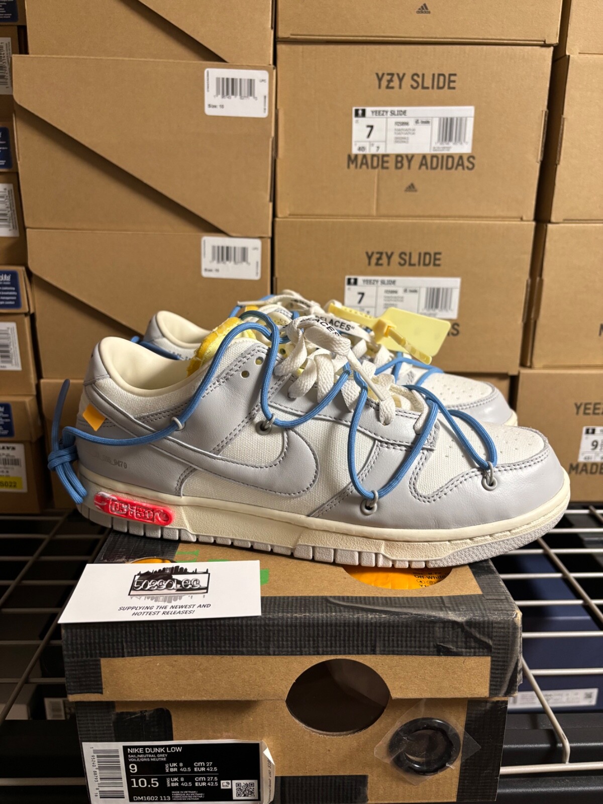 OFF WHITE X NIKE Nike x Off White Dunk Low Lotto 05 di 50 SKU: DM1602 113 Taglia 9 Uomo