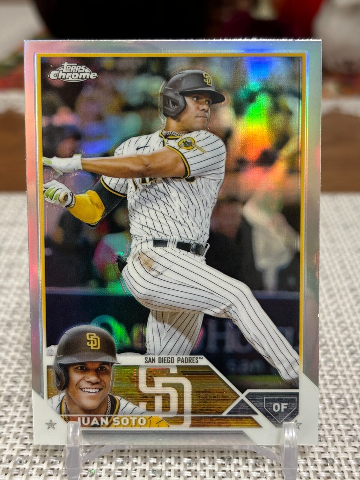 2023 Topps Chrome #100 Juan Soto (Refractor) San Diego Padres
