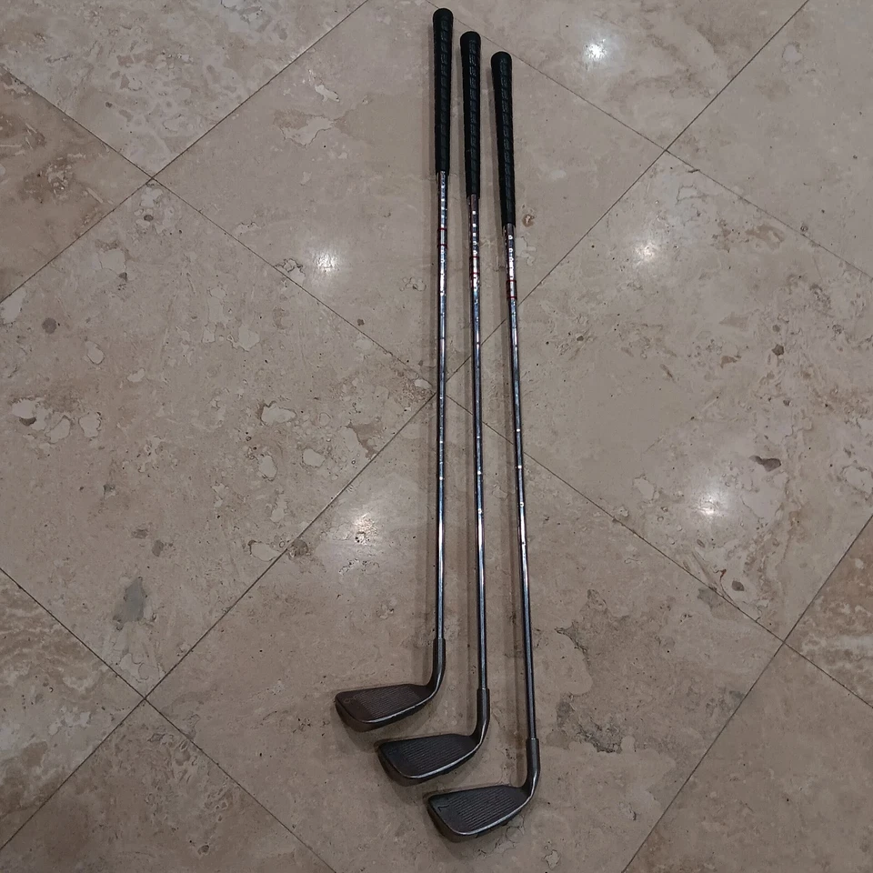 Vintage Karsten PING ZING 2 Black Dot 7,8,9  Irons Right Hand Steel Shaft 38" - Image 4 of 4