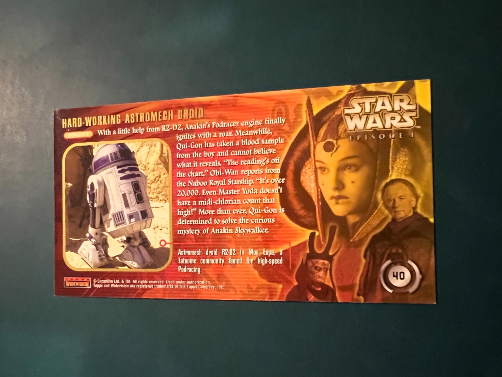 1999 Topps Star Wars Episode I SERIES 1-2 Widevision Complete Your Set U Pick - Picture 92 of 331