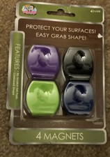 4 Pack Magnets Board Dudes Felt fMagnetic Dry Erase-no Scratch Felt - Contoured