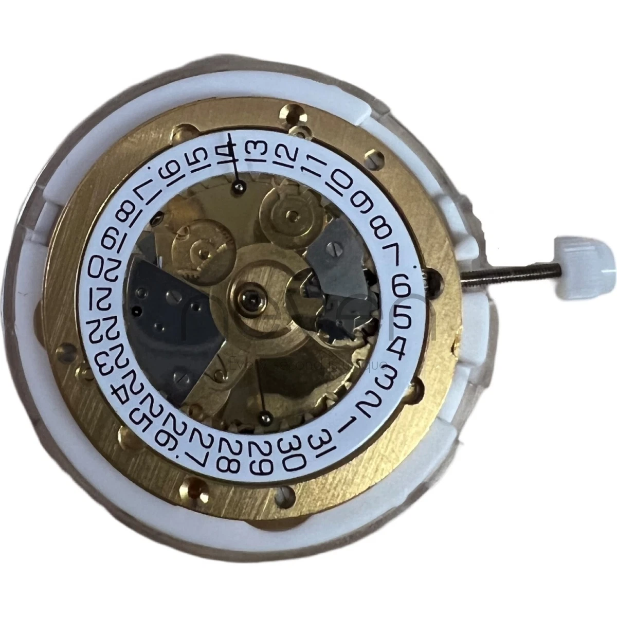 ETA 7750 VALJOUX GOLD SWISS MADE MOVEMENT AUTOMATIC WHITE DATE 30MM