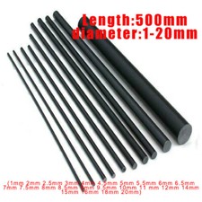 Carbon Fiber Rod 1mm -3mm 4mm 5mm 6mm 8mm 9mm 10mm 14mm -16mm 18mm 20mmx500mm