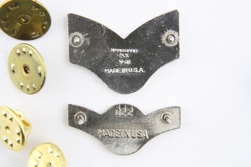 Lot USAF Air Force Airman Lapel Hat Pin Insignia E2 E4 Vanguard Denmark D22 USA - Picture 4 of 4