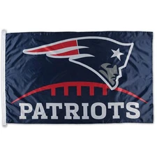 New England Patriots NFL 3'x5' Vibrant Colors & Team Logo Flag Football Banner
