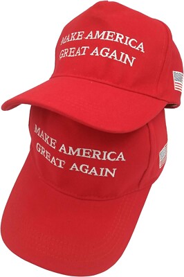 2X Trump Classic Make America Great Again Hat MAGA Cap Adjustable Baseball Hat