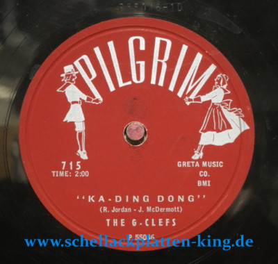 The G-Cleffs 78 RPM / Ka-Ding Dong & Darla, My Darlin` (KA28_2022)