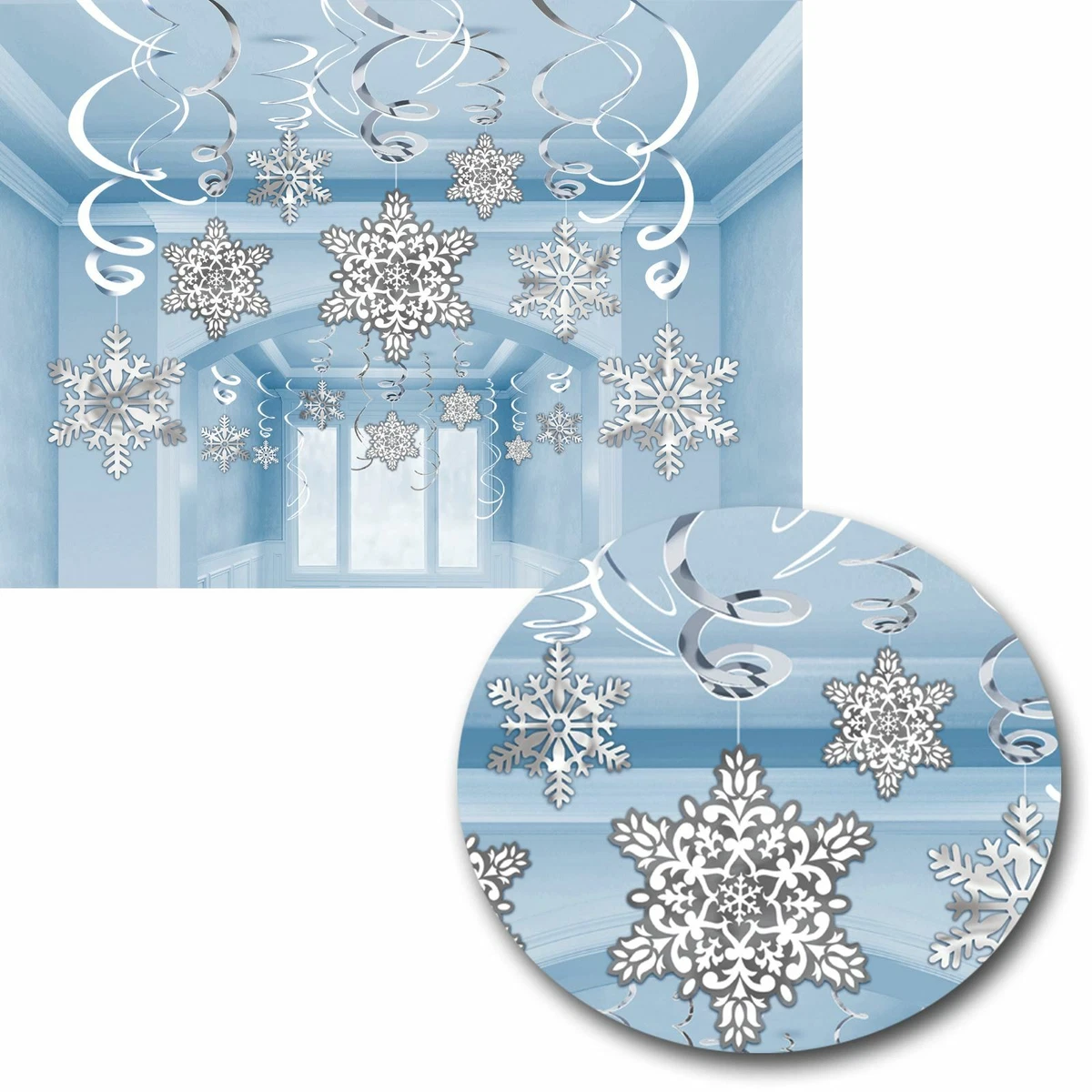 Hanging Snowflakes From Ceiling Shelly Lighting