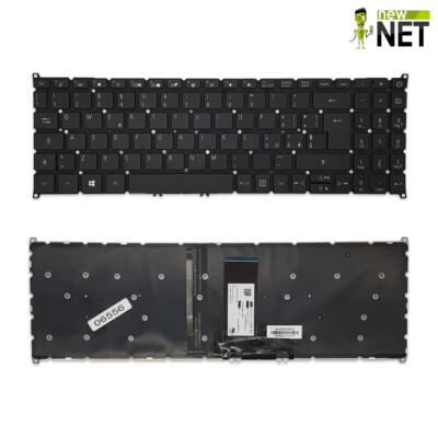 New Net - Keyboards - Tastiera Italiana Compatibile Con Notebook Acer Aspire 3 A315-42 A315-42G A315-54 A315-55 A315-55G A315-42-R7AP A315-42-R1ZM[ Senza Frame - Retroilluminata - Layout ITA - Foto 8