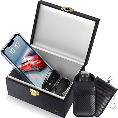 Multifunktionale RFID-Schutzbox für Autoschlüssel - Elegante Größe 15,4 x 12 cm
