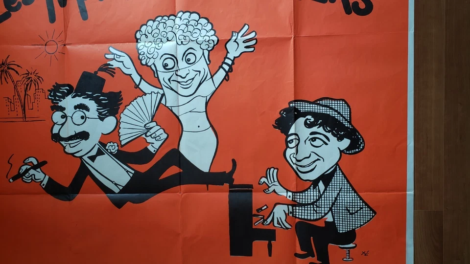 Marx Brothers A Night in Casablanca One Sheet French Poster 1960s - Image 3 of 4