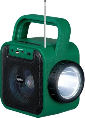 Jensen Portable Bluetooth Rechargeable Speaker w/ Built-in