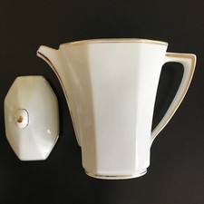 Verseuse à café - signé A. BLIN - Porcelaine de LIMOGES - VIERZON -