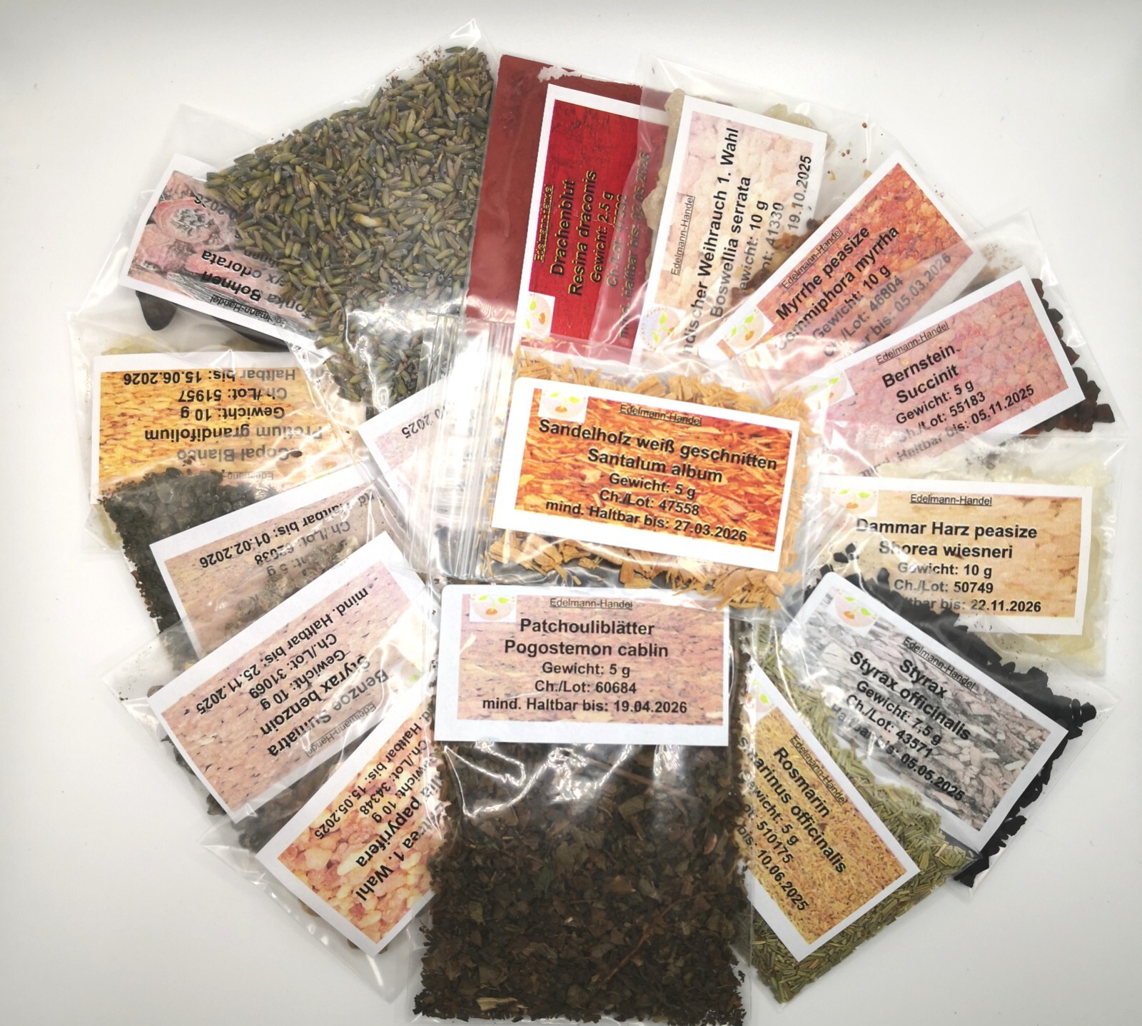 Auswahl Reiner Weihrauch Räuchermischung Boswellia Kirche Harze Geschenk Düfte