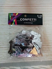 New! Arrow Foil Confetti 0.34oz Birthday Party Table Scatter Decor Silver NYE