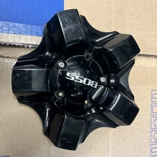 BOSS 3240 CUSTOM ALLOY WHEEL SNAP ON BLACK CENTER CAP #2B-1